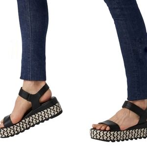Sorel Women's SZ 10 Cameron Flatform Platform Wedge Sandal Espadrilles Shoes